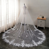 3M Lace Bridal Veil for weddings With Comb